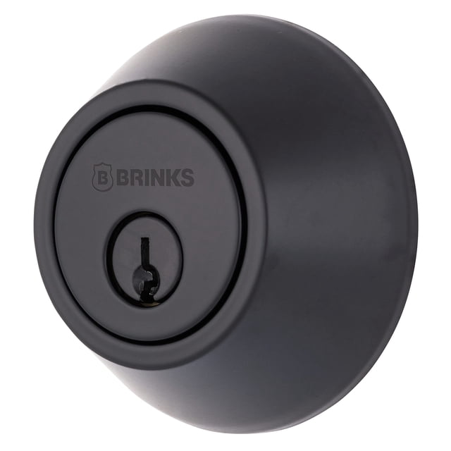 BRINKS - Cerrojo transicional de un solo cilindro - Construido para una rigurosa protección residencial con seguridad ANSI Grado 2