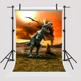 thumbnail image 1 of EREHome Polyester Fabric 5x7ft 3D Dinosar Birthday Backdrops Party Decoration Dark Cloud Photography Background for Child, 1 of 2