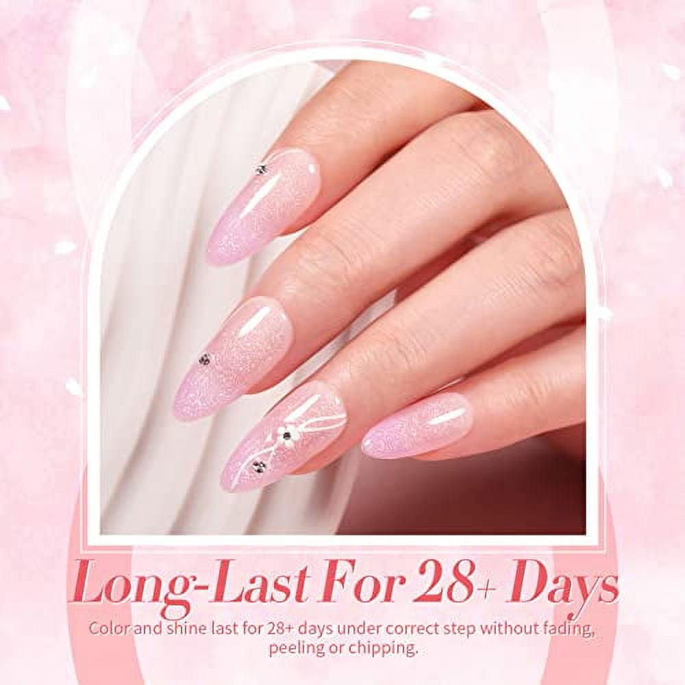 1Pc Translucent Long-Lasting Pink Gel Nail Polish Uv/Led Soak Off Gel Nail  Polish For Nail Art Diy Salon Home Holiday Gift For Women Nail Art Manicure  Diy Salon Gift | SHEIN USA