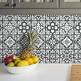 thumbnail image 6 of Walplus  Dark Grey Spanish Renaissance Tile Stickers Peel and Stick Wall Stickers Wall Art 24 pieces, 6 of 11