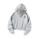 thumbnail image 3 of Sudadera con capucha para mujer, sudaderas con capucha de moda, sudadera recortada de manga larga con estilo suave y elegante para caminar L, 3 of 8