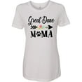 thumbnail image 3 of Inktastic Great Dane Mama with Flowers and Arrow Women's T-Shirt, 3 of 5