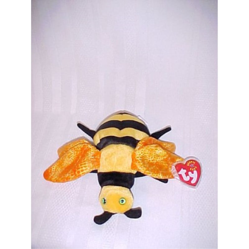 Buzzie 2001 Ty Beanie Babie 6in Plush Bee Beanbag Toy 4354 for sale online 
