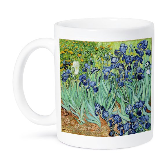 3dRose, Van Gogh Painting Irises II Painting, 15oz Mug