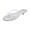 Clear, variant on Womens Jelly Clear Low Heeled Thong Sandals Comfort Slip On Square Toe Transparent Kitten Heel Flip Flops