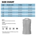 thumbnail image 4 of Picia Gray Plaid mens Cotton Tank Undershirts , Moisture-wicking Ribbed Tanks, Lightweight Cotton Tank Undershirts-XX-Large, 4 of 8