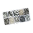 thumbnail image 1 of Cuentas De semilla De vidrio Macarena Pulsera De Cuentas Plata, 1 of 8