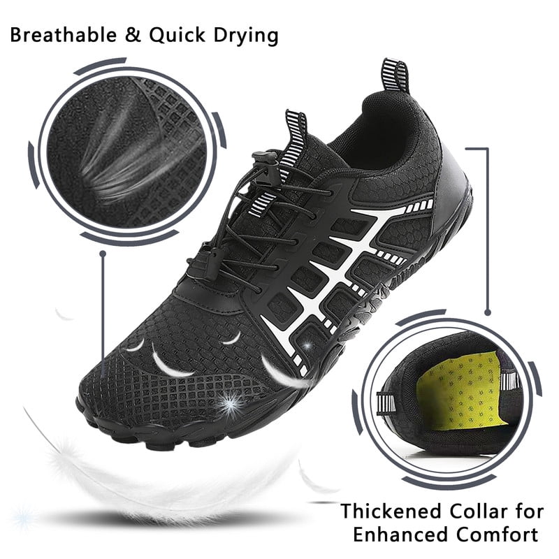 Stepedia Hiking Water Shoes for Men Women Wide Toe Box Barefoot Swim Shoes Quick Dry Beach Shoes