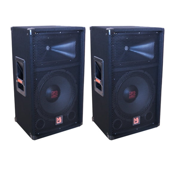 2 MR DJ PSS-2500 Single 18" Passive 2500 Watts 2-Way DJ/PA PRO Audio Loudspeaker