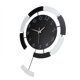 thumbnail image 4 of Reloj de pared moderno reloj grande no tictac para decoración de la sala de estar, 4 of 8