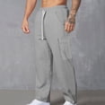 Clearance! Lisingtool Sweatpants for Men Men's Fall/Winter Loose