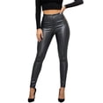 thumbnail image 1 of Legging Mujer Vinipiel Imitación Cuero Tiro Alto Casual, 1 of 9