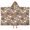 Rooster and Note Brown Pattern, variant on Rooster and Text Cream Pattern Hooded Bath Towel Wrap for Teens Ages 3 To 12, Soft Lightweight Quick Dry Microfiber Bath Beach Pool, 50"x30"