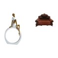 thumbnail image 1 of Figura de niña, estatua de mujer, centro de mesa, dormitorio, regalo para lectores, estantería, estilo rústico, escultura abstracta, decoración versát, 1 of 8