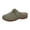 Green, variant on Women's Thick Soled Slippers Round Close Toe Flower Hollow out Summer Sandals Casual Travel Wide Width Slip On Mules Slide on Potato Shoes Black Size 7.5