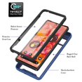 thumbnail image 4 of Nalacover MagSafe Case for Google Pixel 7 6.3 Inch,Bult-in HD Screen Protctor 360 Protection Shockproof Rugged Clear TPU Silicone Bumper Not-Yellowing Wireless Charging Slim Fit Cover,Blue, 4 of 6
