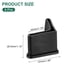 thumbnail image 2 of Uxcell 4Pack 1.18" x 1.18" Protector de tapa de pierna de plástico en forma de L, negro, 2 of 6