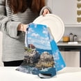 thumbnail image 6 of Dreamtimes Soft Absorbent Reusable Kitchen Towels, Set of 1|28x18 in, Lighthouse Dining Kitchen Living Room Tea Towels Dish Towels Decorative Towels, 6 of 7