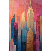 Modern Frameless Wall Art - 12x16 Inch Oil Painting on Canvas, Home Decor 2025,Lisneop012