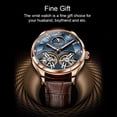 thumbnail image 3 of Qarigey Reloj Mecánico de acero inoxidable para hombre Reloj elegante ajustable tipo regalo, 3 of 6