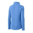 thumbnail image 6 of Port Authority Ladies Heather Microfleece Full Zip Jacket-2XL (Light Royal Heather), 6 of 6