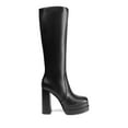 thumbnail image 2 of DREAM PAIRS Women's Platform Heeled Knee High Boots, Long Chunky Tall Gogo Boots for Fall, 2 of 8