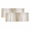 Beige, variant on 2 Panels Dark Blue White Ombre Valance for Windows, Abstract Art Modern Blue Gradient Light Filtering Kitchen Curtains, Rod Pocket Window Treatment Curtain Valances for Living Room Bedroom, 54"x18"