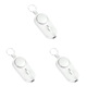 thumbnail image 1 of 1 Llavero 2-en- Power Bank Mini Cargador Impermeable 2000mAh (para iPhone) Blanco, 1 of 4