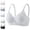 18/ Light Gray, variant on Seamless Bras for Women Push Up No Underwire Adjustable Bralettes Support Lifting Breathable Underwea Bra Dark Gray 34