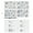 BQ015 Silver powdered snowflakes, variant on Christmas Snowflake Window Clings - Static Decals for Holiday Décor, Xmas Party Supplies