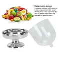 thumbnail image 4 of 12pcs Mini Cake Plate with Lid, Plastic Cake Stand, Transparent Tray, Base Stable, for Desserts Candy Cupcake Puddings, Display Plate for Decorating Birthdays, Weddings, Party, 4 of 8