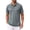Gray, variant on Collared Shirt for Men Summer Short Sleeve Casual Top Lightweight Vacation Resort Polo Style Wear for Beach Travel Golf Weekend and Daily Outfits