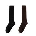 thumbnail image 1 of Calcetines de patinaje artístico calcetines de patinaje hasta la rodilla opacos de color claro calcetines de nailon para patinaje, 1 of 5