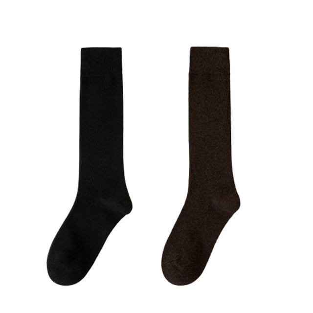 Calcetines de patinaje artístico calcetines de patinaje hasta la rodilla opacos de color claro calcetines de nailon para patinaje