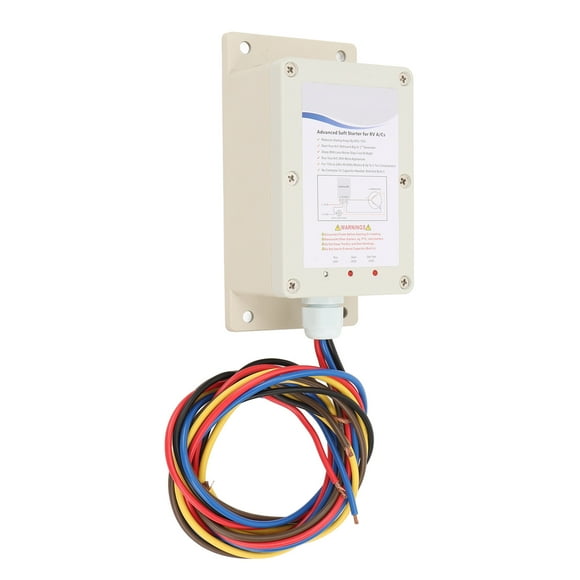 RV Air Conditioner Soft Start, Enhanced Safety RV AC Soft Start Kit for Compressor 2200W for 115V To 240V 50 To 60Hz Motors Compressors for Trailer