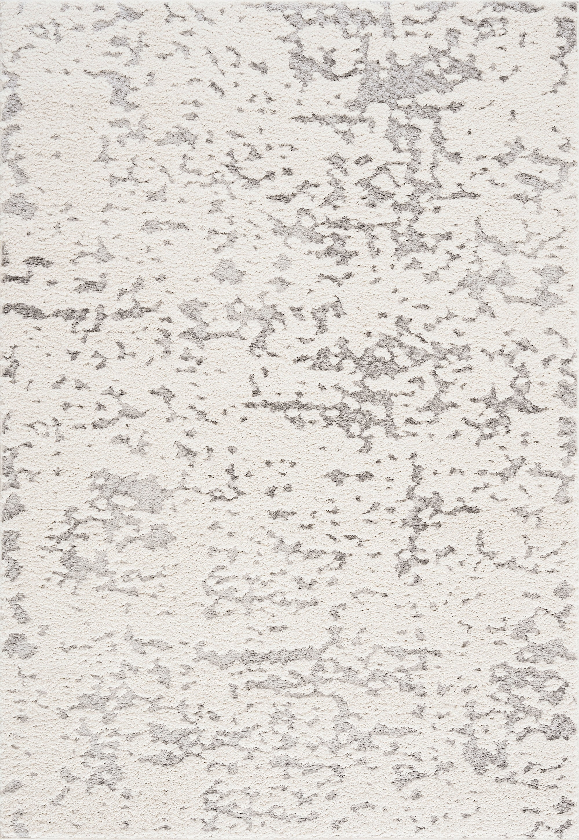 Bliss Rugs Artisan Shag Contemporary 5' x 7' Beige and Ivory Indoor Area Rug