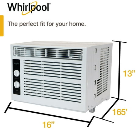 Whirlpool - 150 Sq. Ft 5,000 BTU Window Air Conditioner - White