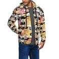 thumbnail image 2 of Naloa Sea Shell Men’s Hoodies, Zip up Hoodie, Sweatshirts,Hoodies for Men Sizes S-3XL-3X-Large, 2 of 5