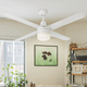 thumbnail image 5 of Ventilador de Techo Industrial 48 Blanco 60W E27 1 Luz LámparaYa 20123-1, 5 of 7