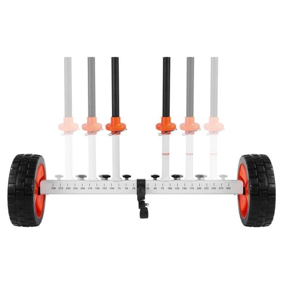 Kayak Cart, 230 lbs Load Capacity, Canoe Cart Dolly with 10-inch Solid PU Tires & Kickstand, Assembles & Disassembles Within Seconds, Paddle Board Trolley for Kayaks, Canoes, Paddleboards