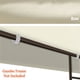 thumbnail image 5 of Cubierta de sombrilla de patio al aire libre de repuesto para gazebo, toldo de poliéster impermeable, color beige Methold HA005515-01, 5 of 6