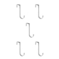 thumbnail image 3 of Inteprter Gancho trasero para puerta, armario, armario, ropa colgante de acero inoxidable, abrigo, bufanda, colgador, estante de almacenamiento Type2 NO2, 3 of 6