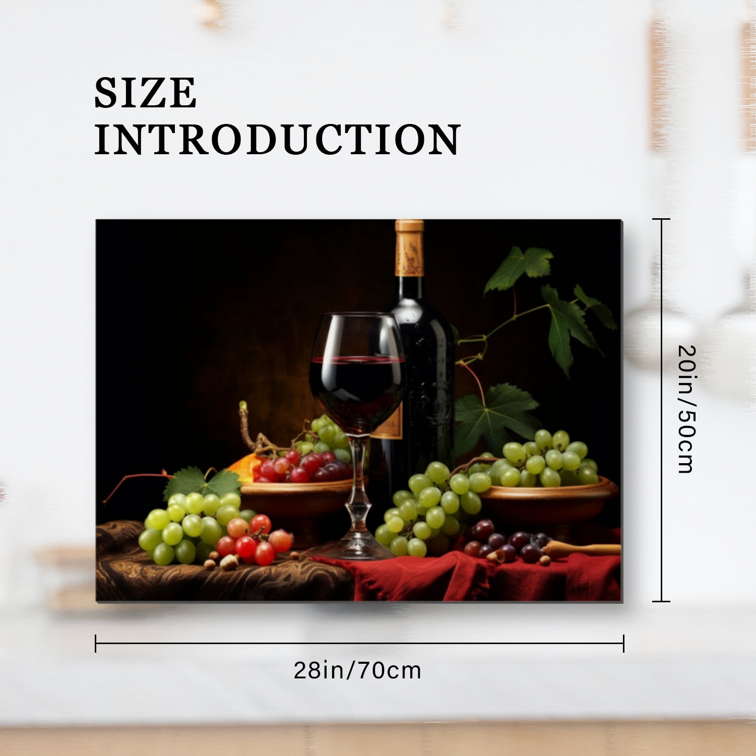 Square Stove Top Covers, Wine Glass, Electric Stove Burner Covers, Glass Induction Cooktop Protector Mat, Non-slip Foldable Decoration Pad for Kitchen RV (28×20 Inch)