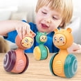 thumbnail image 1 of Fufafayo 2Pcs TumblerToyFor Little One, Interactive CrawlingToy, Educational Learning DevelopmentToyFor Little One, Rolling Bell RattleToyFor Little One Playtime, 1 of 9