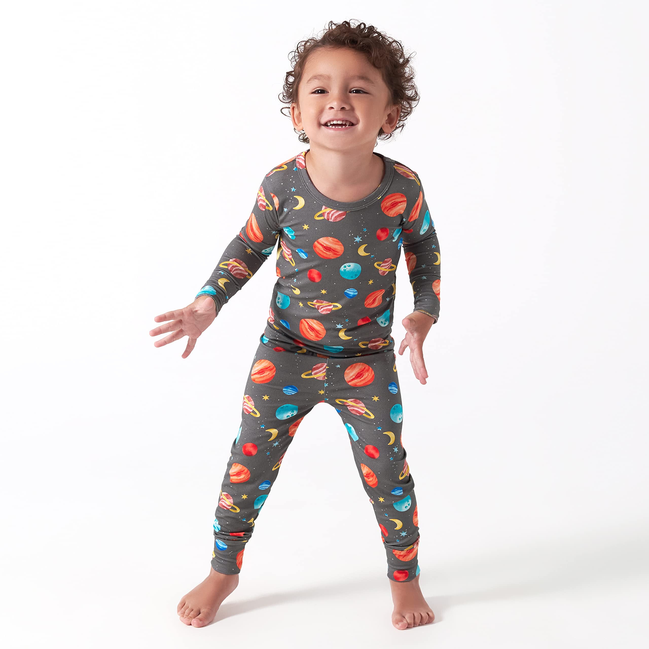 Gerber Unisex Baby Toddler Buttery Soft 2-Piece Snug Fit Pajamas with Viscose Made from Eucalyptus, Sizes 12M-5T