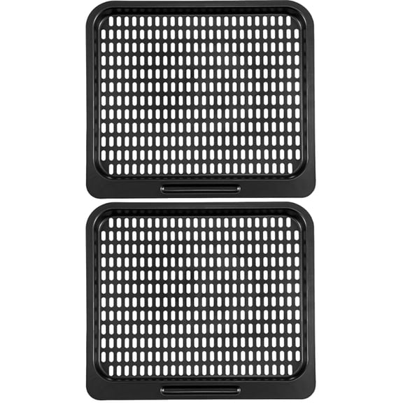 2x/set Air Fryer Grill Pan Nonstick Baking Replacement Tray Square Oven Pan