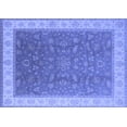 thumbnail image 1 of Ahgly Company Indoor Rectangle Oriental Blue Industrial Area Rugs, 2' x 4', 1 of 4
