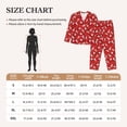 thumbnail image 4 of Vsdgher Christmas Santa Cartoon Snowman A Pajamas Set Long Sleeve Sleepwear Womens Button Down Nightwear Pj Sets-XX-Large, 4 of 7