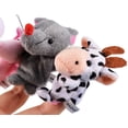 thumbnail image 4 of 10 Pieces Soft Plush Animal Finger Puppet Set Animal Finger Puppets, 4 of 5