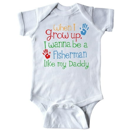 

Inktastic Fisherman like Daddy Gift Baby Boy or Baby Girl Bodysuit
